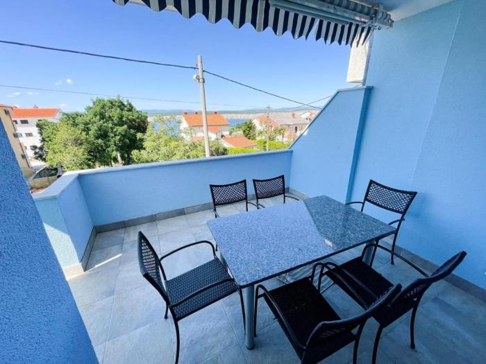 2 bedrooms appartement with sea view furnished terrace and wifi at Jadranovo