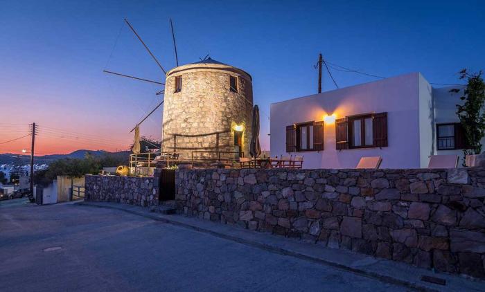 Windmill in Milos Port