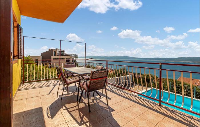 Awesome Apartment In Crikvenica With 1 Bedrooms, Wifi And Outdoor Swimming Pool