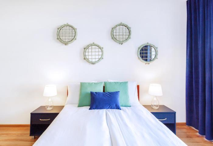 Apartament Niebiesko na Białym