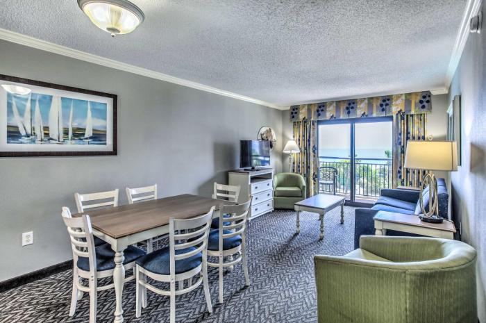 Access to Pool, Beach Ocean-View Myrtle Beach Apt