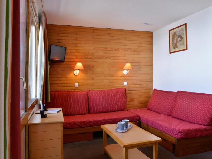 Studio tout confort 34 pers. - Centre station - Vue pistes - Casier à skis - FR-1-181-2087