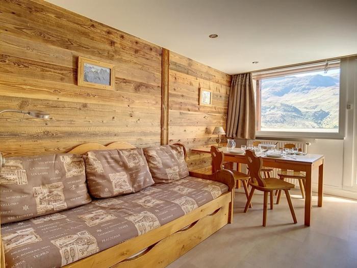 Confortable duplex 5 pers · Pied des pistes · Balcon - FR-1-344-853