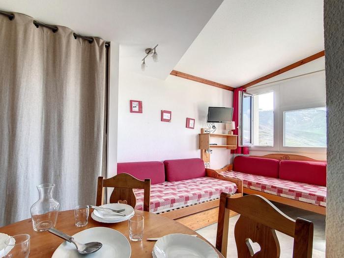 Studio lumineux avec balcon proche des pistes - 4 pers. - FR-1-344-1035