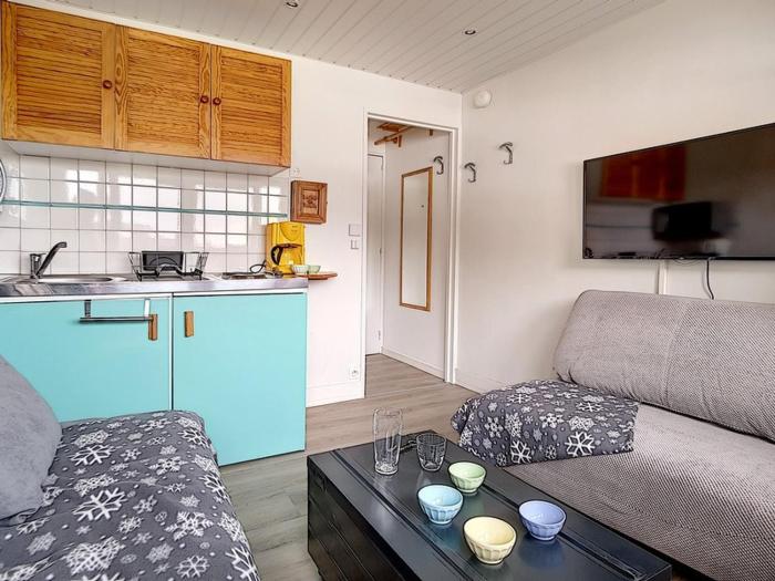 Studio cosy pour 2 personnes, animaux admis, au pied des pistes - FR-1-344-1010
