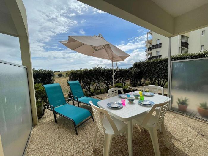 StudioCabine Mer 4 Pers: Terrasse, Près Plage, Garage Privé, Tout équipé, St-Jean-de-Monts - FR-1-224C-70