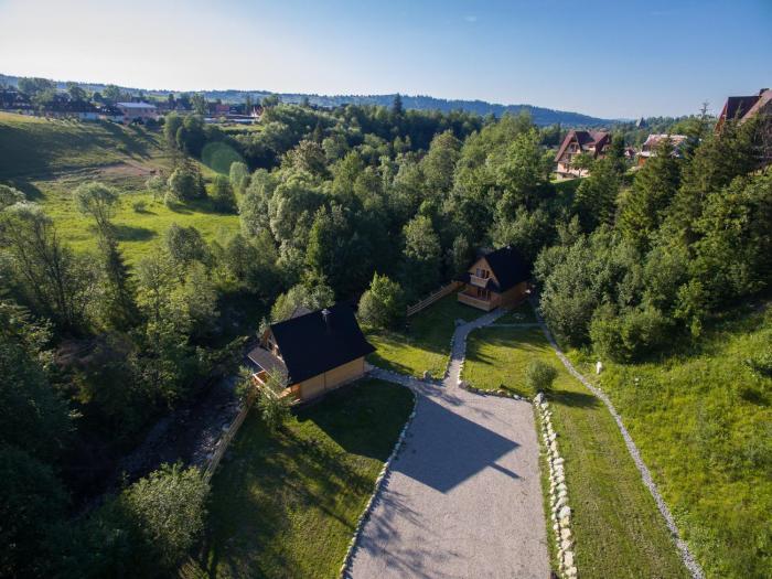 Zakopiańskie domki przy Potoku