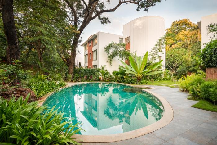 El Sereno 2 BHK Stylish Apartments In Vagator with Garden- 10 minutes drive to Vagator Beach by The Blue Kite