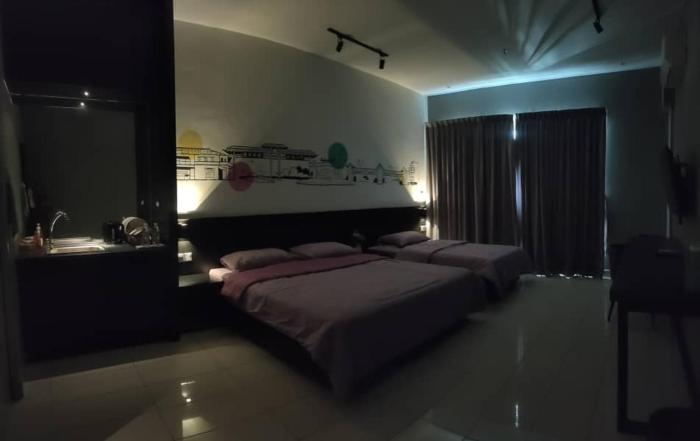 AEROPOD STUDIO ROOM FOR 3 PAX NEAR AIRPORTKK CITYTG ARU