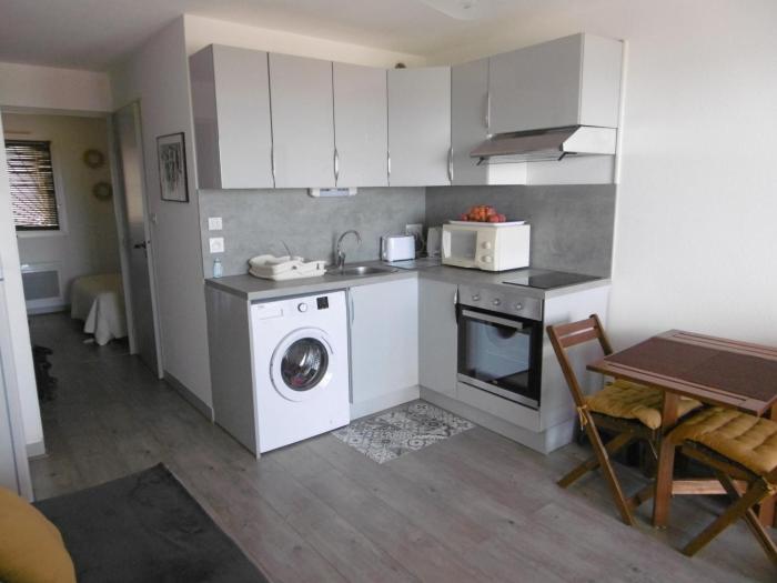 Charmant 2 pièces de 30m², loggia sud, parking à Sète, vue mer - FR-1-472-144