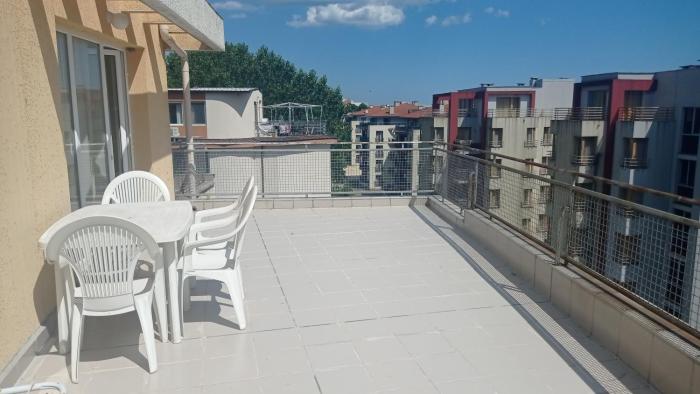Sunny Huge appartment with 2 big rooftop balconies just across Supermarket Mladost