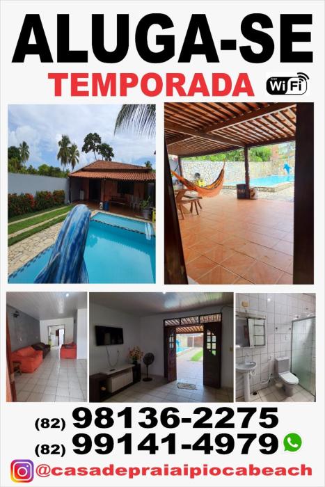 CASA DE PRAIA IPIOCA BEACH É A SUA MELHOR ESCOLHA EM MACEIÓ-Al