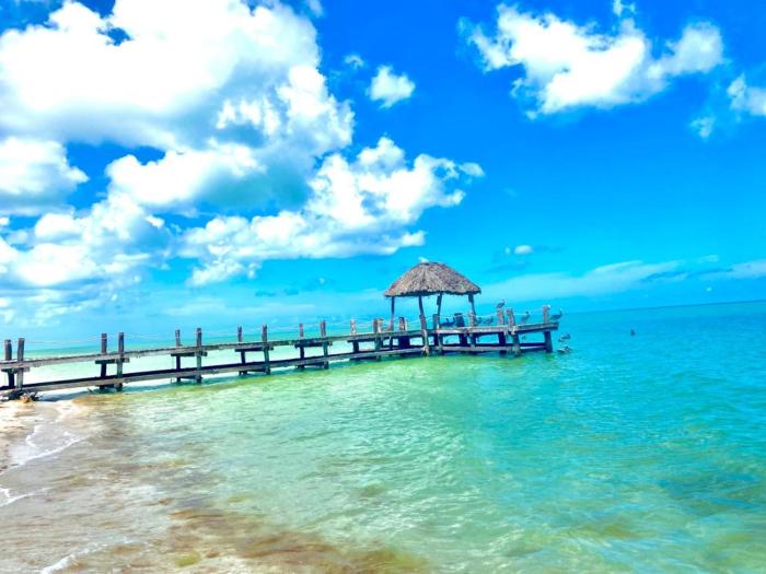 Two bedroom beachfront villa Celestun