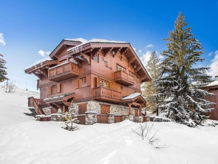 Chalet savoyard de charme, 12 pers, sauna, accès piste, Moriond - FR-1-563-17