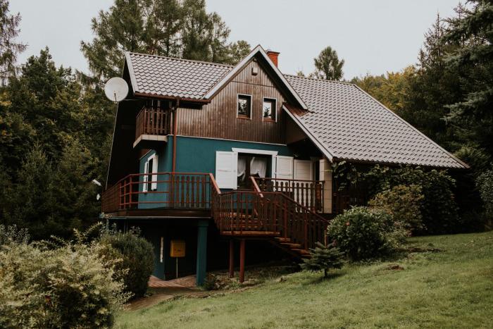 Konkelówka Dom z ogrodem i sauną, Góra Żar i jezioro