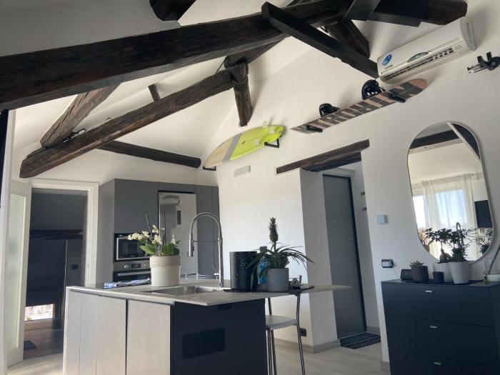 Rooftop openspace with balconies parking and bbq