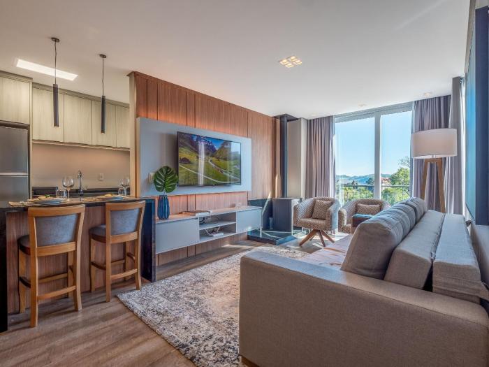 San Telmo 405 - Apto no Centro de Gramado, com garagem