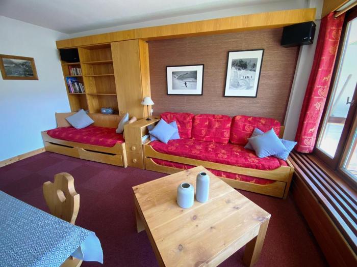Bel appartement pour 7 personnes, balcon, accès direct aux pistes - FR-1-502-370