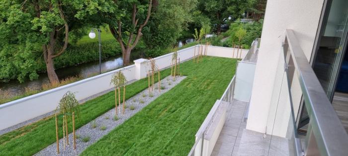 Apartament Zamkowa Park plus garaż podziemny oraz widok na Zamek krzyzacki z XIV wieku , ogród, rzekę i kanał węgorzewski