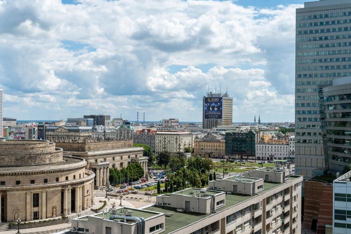 Śliska 3 - studio - 100m od Złotych Tarasów oraz 200m od Dworca Centralnego, piękny widok na panoramę Warszawy - Wifi - Smart TV 55 cali - Better Rental