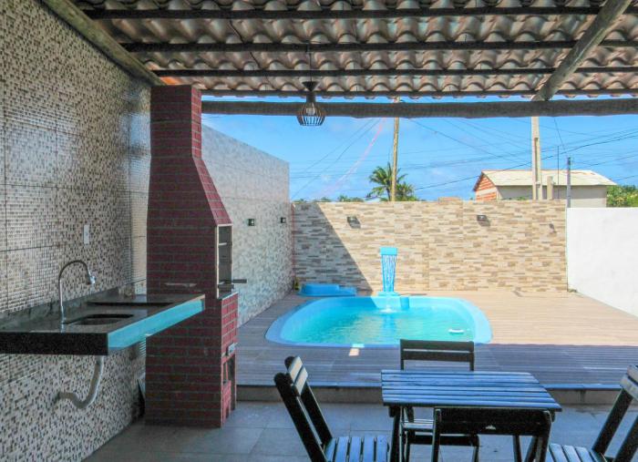 Casa Freitas com piscina em Taipu de Fora-Marau BA