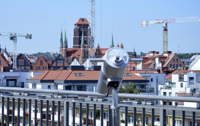 Roof Terrace Old Town Apartments with private parking