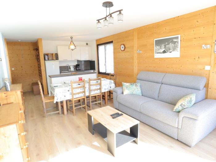 Les Gets - Appartement 1 ch, 49m², 46 pers, à 400m des pistes et du centre, avec balcon et garage. - FR-1-623-16