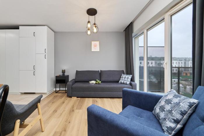 Jagodno Wrocław Kajdasza Studio z Bezpłatnym Garażem by Noclegi Renters
