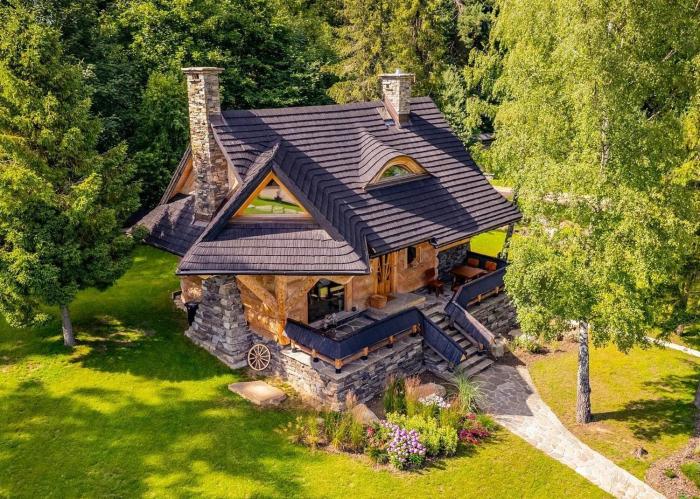 Osada Jaworzyny Domek Kolędówka z jaskinią SPA