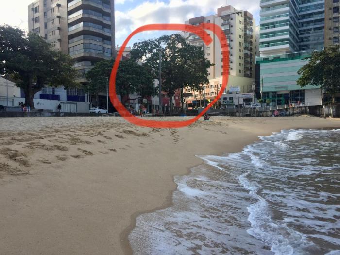 Beira mar da Praia das Castanheiras