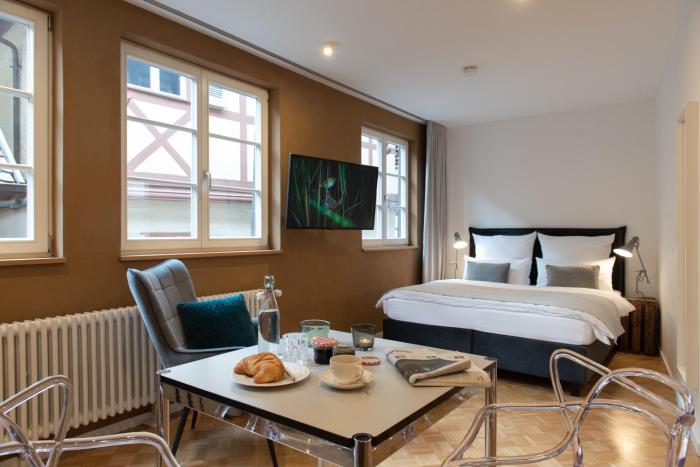 der Gänsbühl auf der Stadtmauer