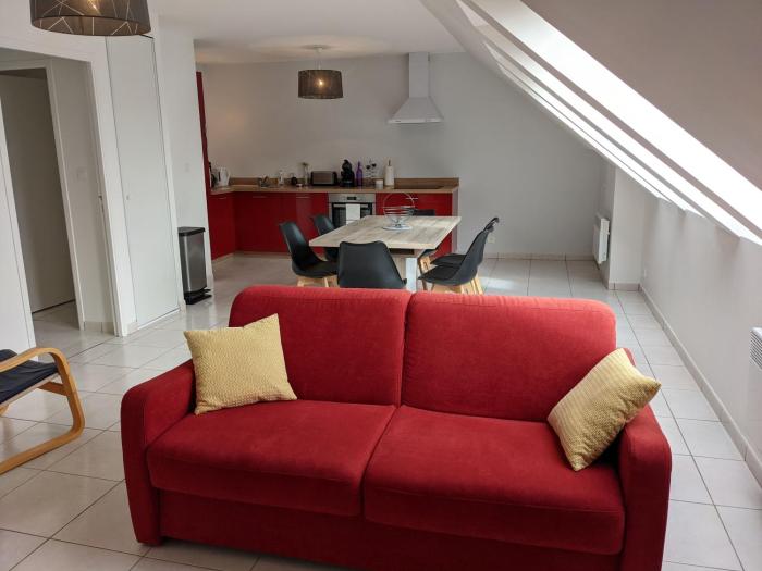 T2 lumineux à Perros-Guirec, plein centre-ville