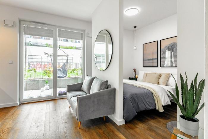 WOLA Garden Apartment - Mini Ogródek & Hamak, 29m2 - Gumińska 1, szybkie WI-FI