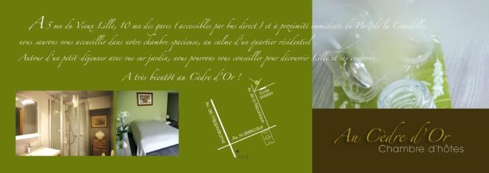 Au Cèdre dOr B&B