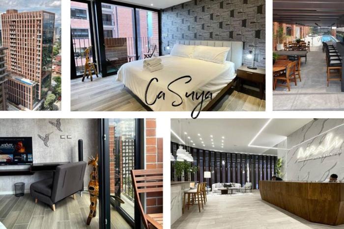 CaSuya Airali apartment with heated pool, gym in city center