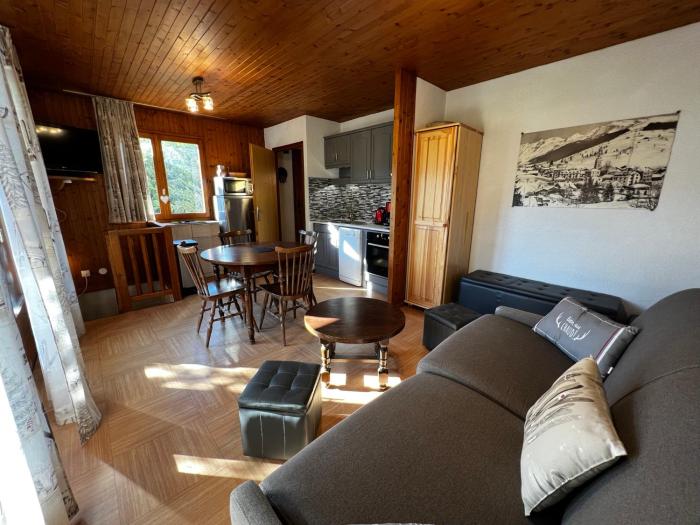 ABRICOT - Appartement dans chalet avec terrasse et vue montagnes - Garage