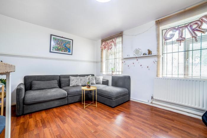 2 story apt on the ground floor at Clapham north