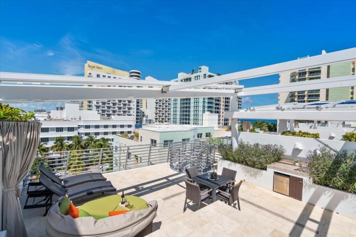 Penthouse Bahia Mar South Beach on Ocean Drive Miami Beach home