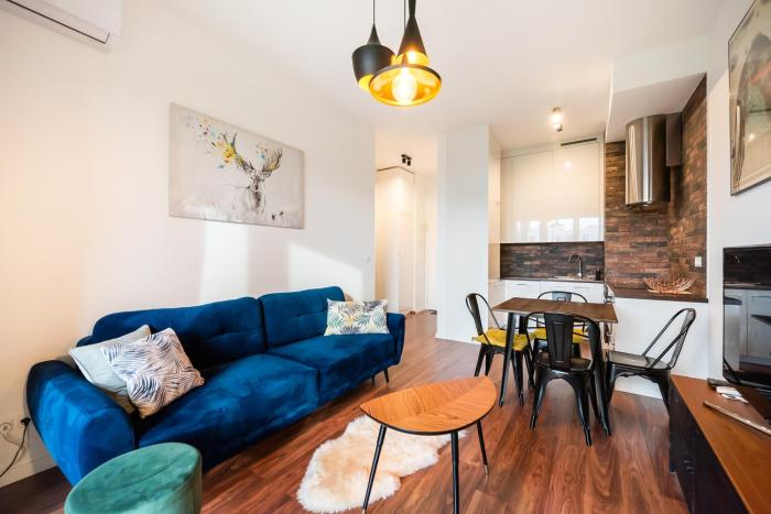 Navy Blue Apartment by BookingHost