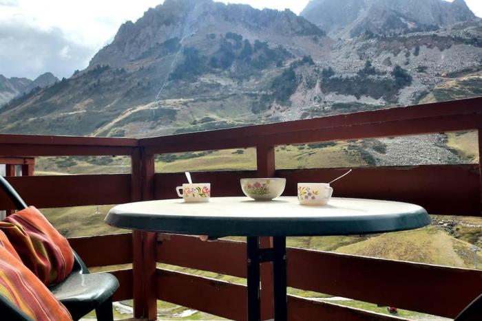 Studio 5 couchages au pied des pistes station de La Mongie