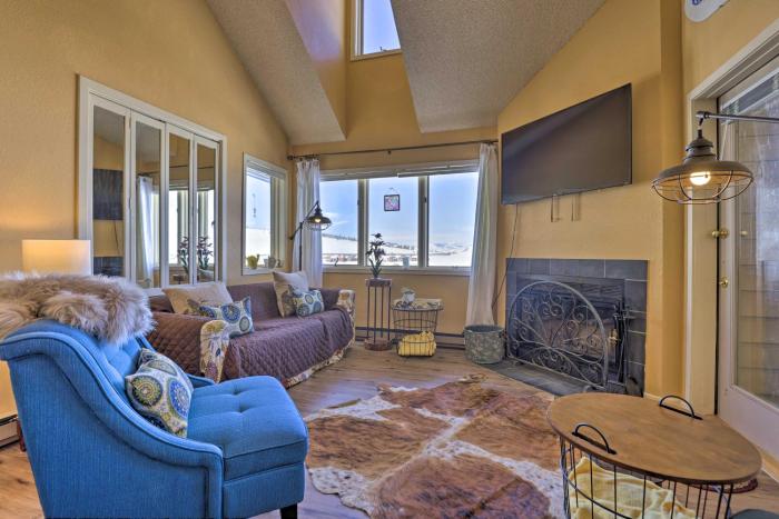 Cozy Ski-InandSki-Out Granby Condo with Balcony!