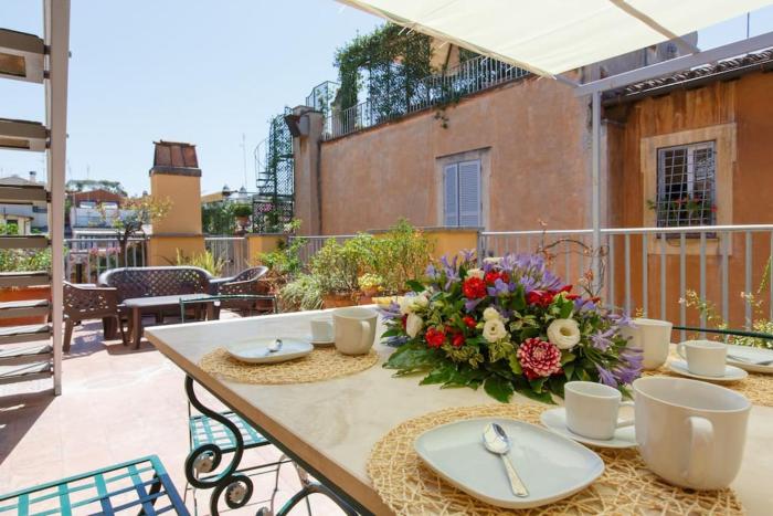 Vittoria Terrace Penthouse at the Spanish Steps