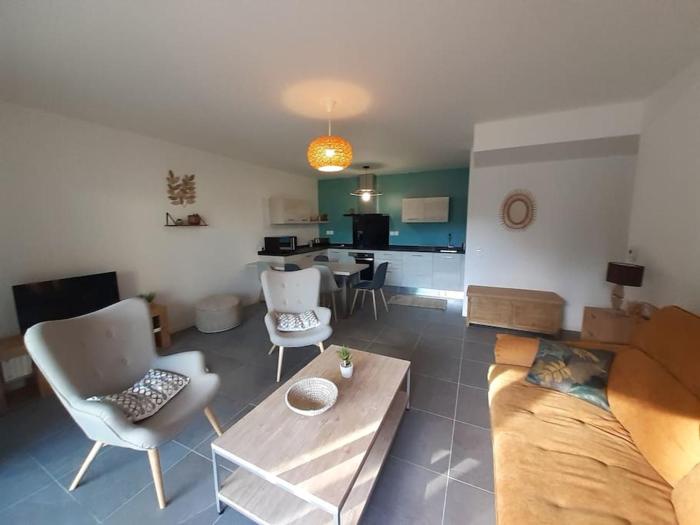 Dune Blanche 300 m de lOcéan, appartement neuf 6 personnes