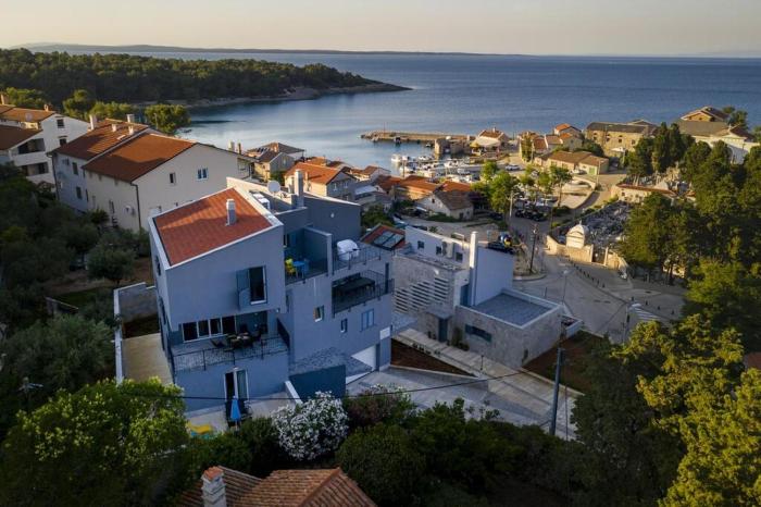 Apartment in Mali Losinj with sea view terrace, air conditioning WiFi 4927-1