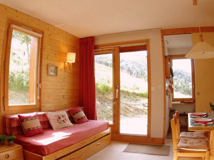 Charmant 2 pièces pour 5 pers, ski au pied, terrasse privative - Hameau du Mottet - FR-1-291-802