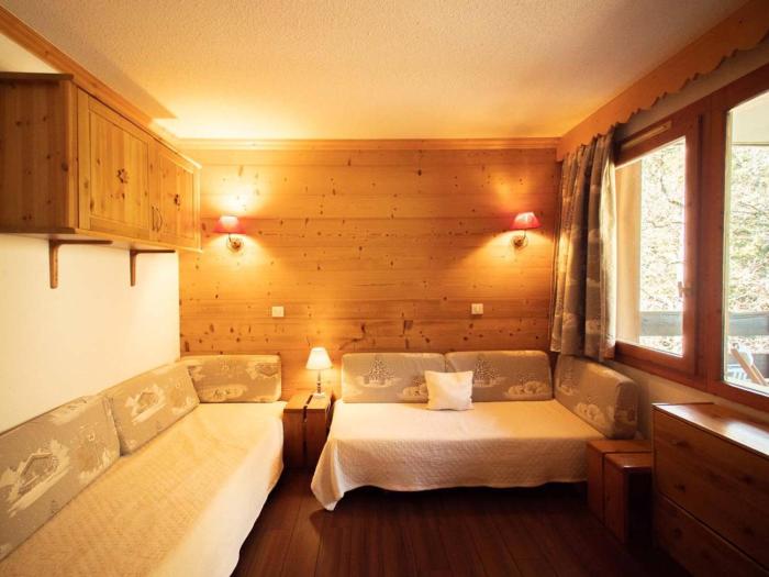 Studio divisible, balcon, animaux acceptés, casier à skis, linge de lit inclus - FR-1-291-839