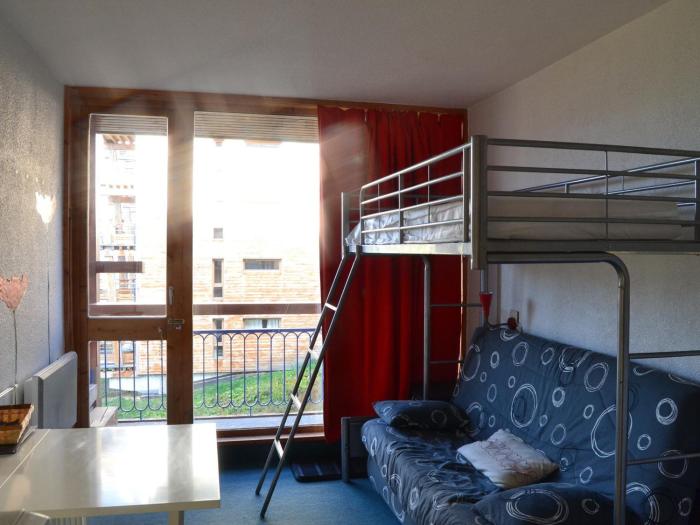 Studio confortable pour 3 pers, balcon, Arcs 1800 - FR-1-411-681