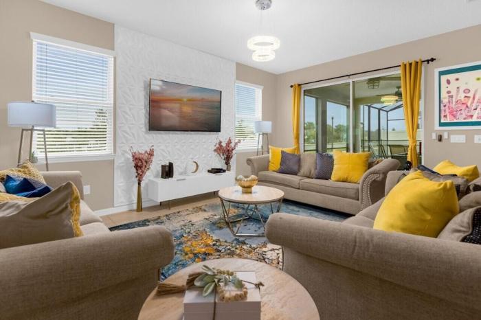 Solara Resort Themed Bedrooms - South facing pool