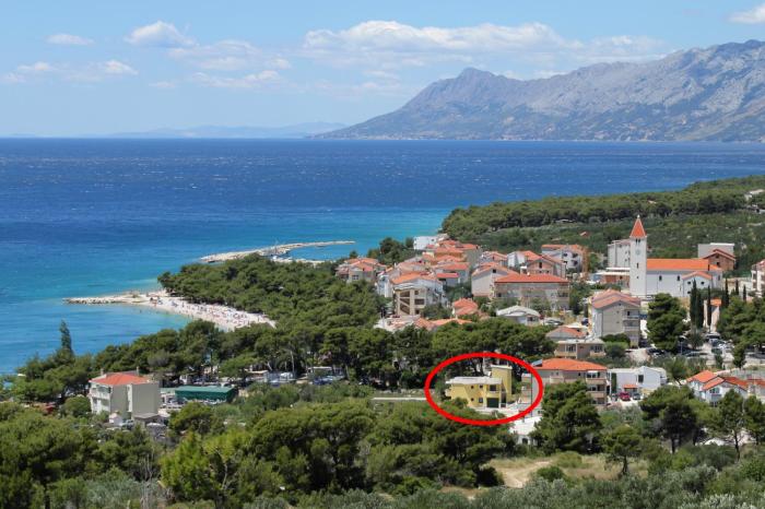 Family-friendly apartments with swimming pool Promajna, Makarska - 6849