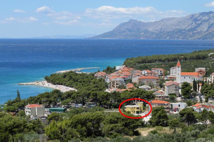 Family friendly apartments with a swimming pool Promajna, Makarska - 6849